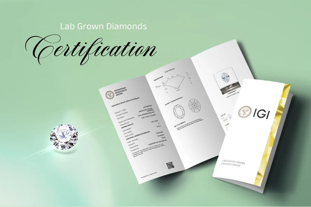 1ct Lab Grown VS2 Brilliant Cut Loose Diamond IGI Certified 6.5mm CVD Color E Laser Drilled Jewelry Wholesaling