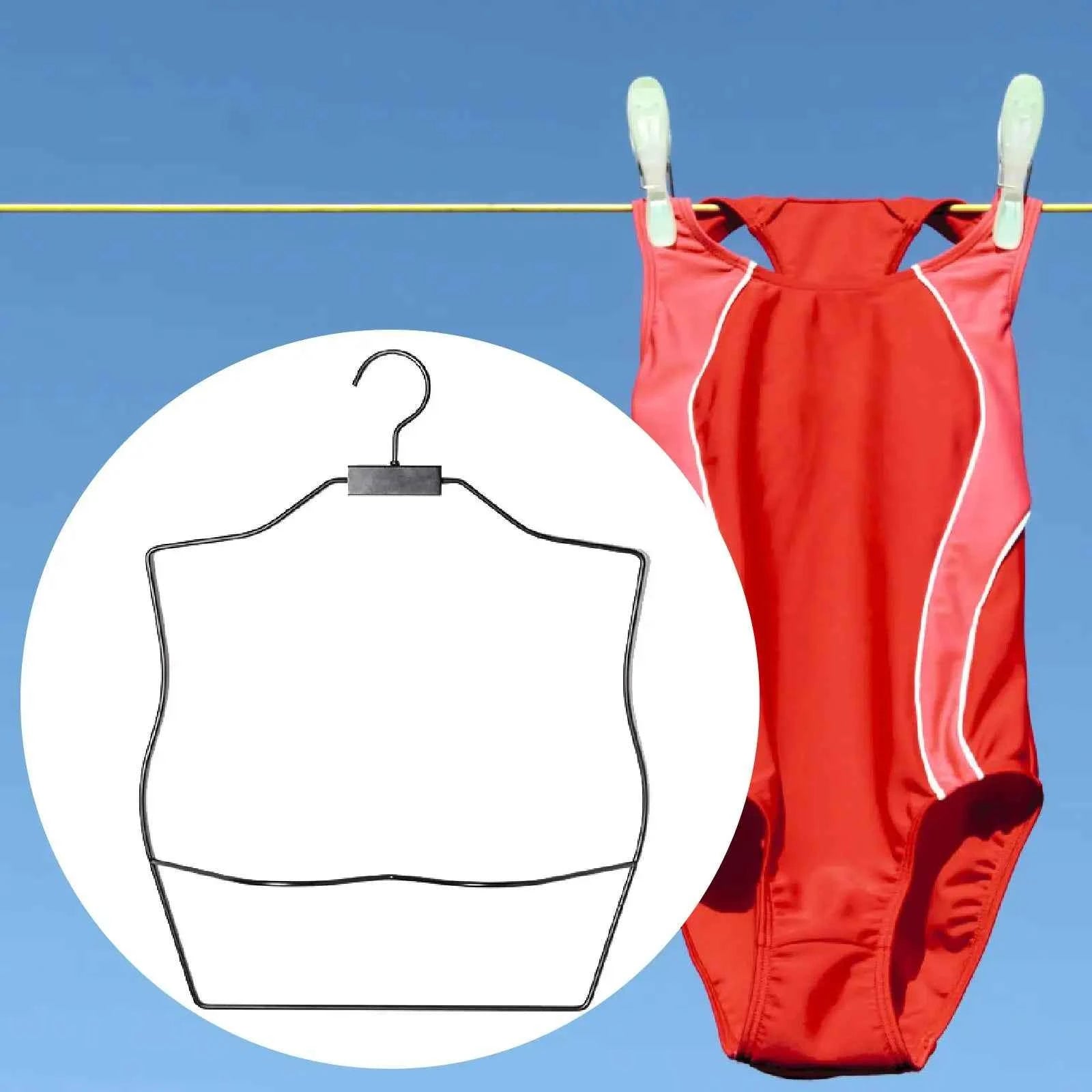 Body Shape Lingerie Hanger Foldable Durable Closet Organizer Swimsuit Hanger for Closet for Stores Boutiques Show Window Bedroom