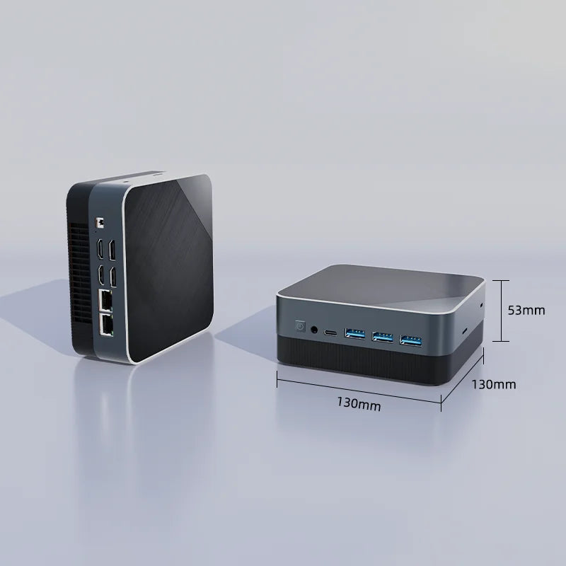 TexHoo Mini PC Computer Gaming AMD Ryzen7 5700U R5 4500U Intel Core i5 1335U CPU  NUC Office DDR4 DDR5 NVMe WIFI6