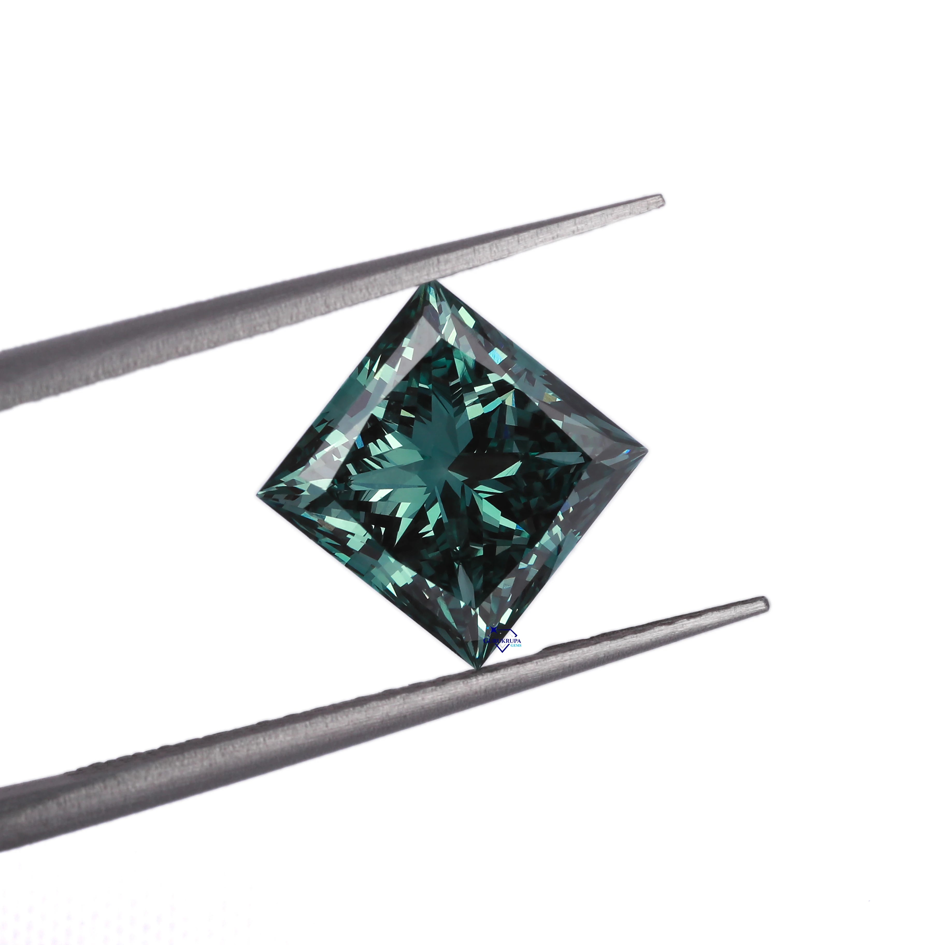 Exquisite Solitaire Princess Cut 4 CT D Color Lab Grown Filled Diamond VS1 Clarity IGI Certified Jewelry