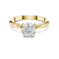 0.50ct Lab Grown Diamond Ring 14K Gold Wedding Band 4 Prong Design EF VS1-2 Grade Customizable Fine Jewellery Trusted Supplier