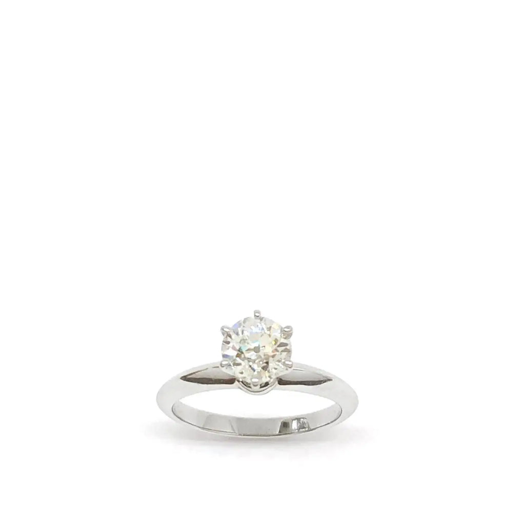 7mm Round Cut Moissanite Solitaire Engagement Ring | Classic Bridal Wedding Band | Fine Jewelry Custom Silver Gold OEM Wholesale