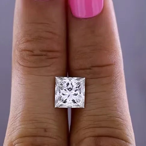 Aniva Lab Created Princess Cut Loose Diamond 0.5 to 5 Carat E Color VVS IGI Certified High Quality for Jewelry Making