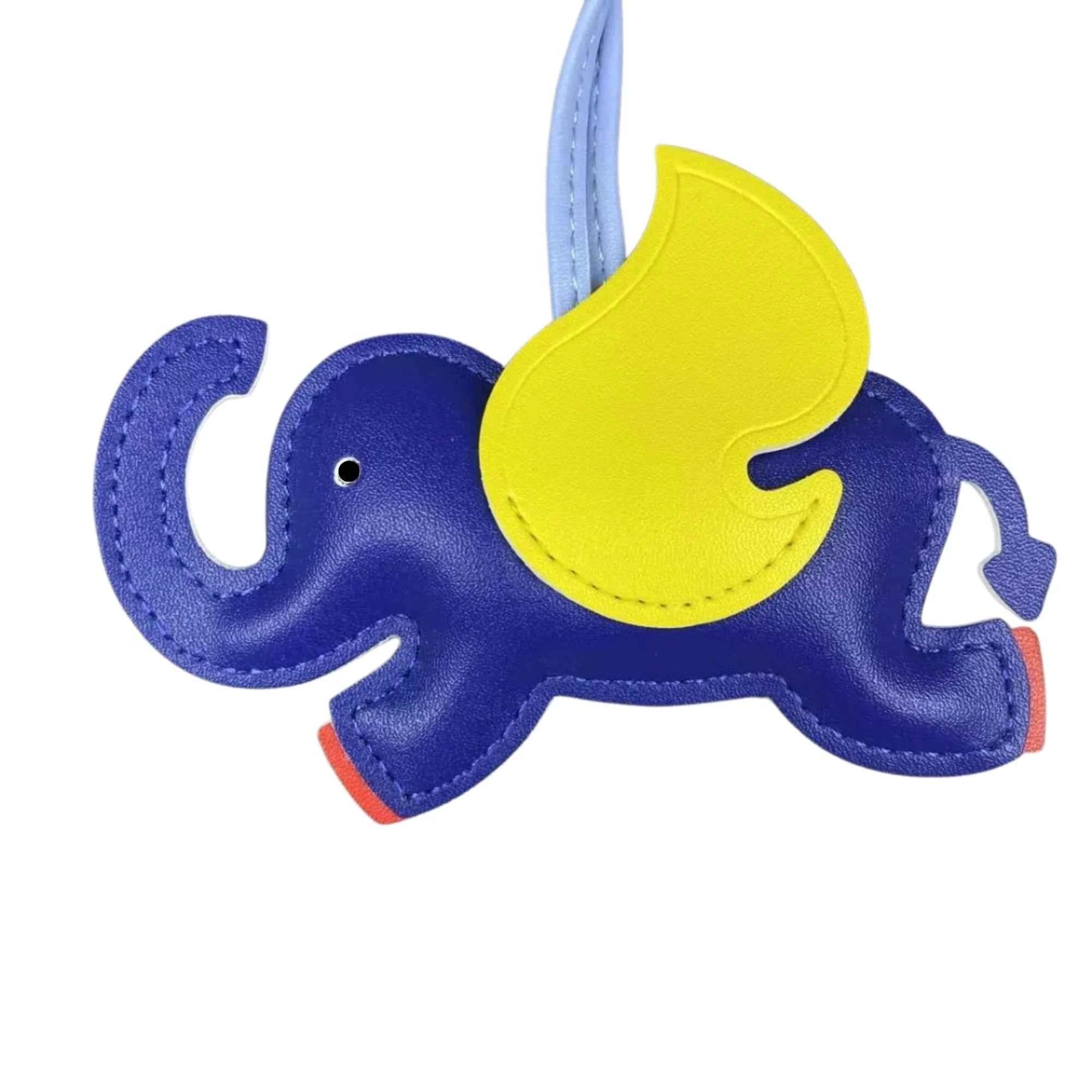 Elephant Bag Charm - Multi-Color Horse Charm Accessory for Purse, Backpack & Keys