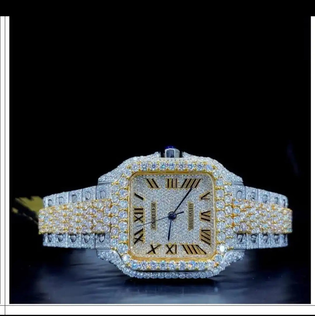 Full Diamond Moissanite Loose Gemstones High-Grade VVS Natural Watch for Men & Women Fine Watch