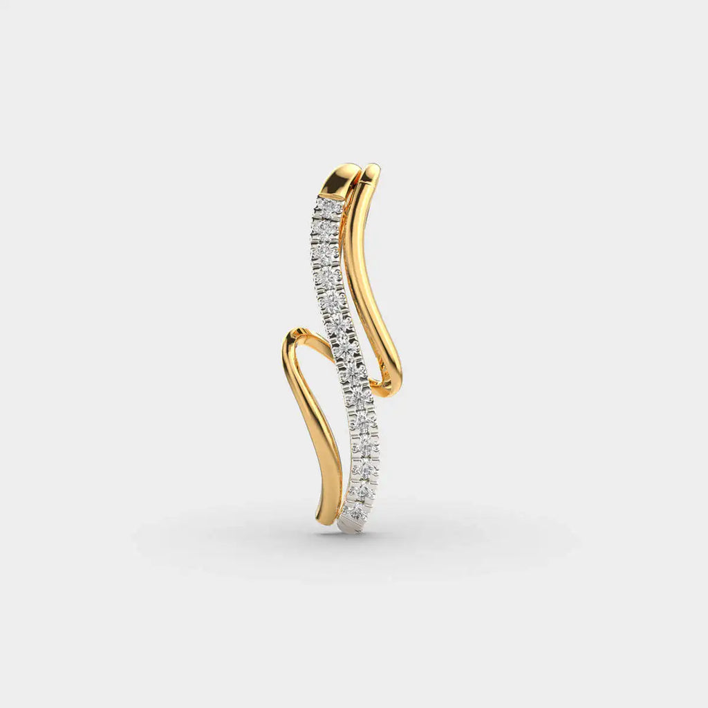 Essential Diamond Fashion Pendant Necklace Strand Chain Engagement Corporate Religious Featuring Moissanite Main Stone Gold