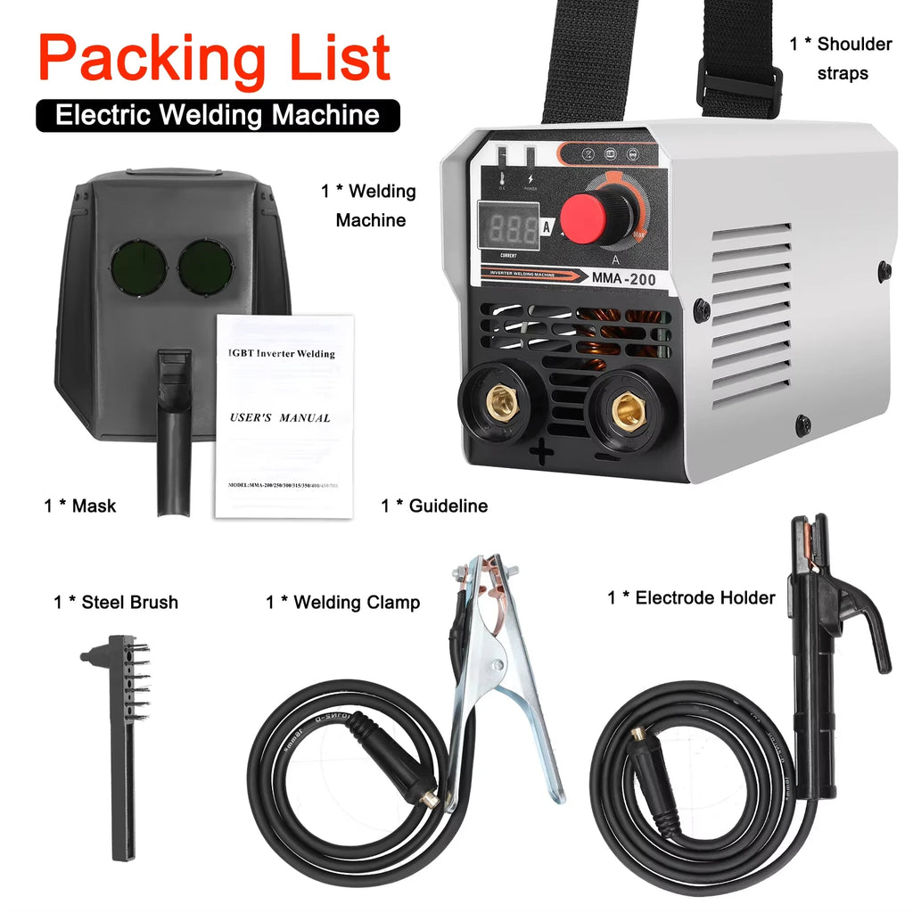 2-In-1 Multifunctional MIG MMA/MAG TIG-160C Welding Machine IGBT invert Welder Automatic Wire Feeding Electric Arc Welder
