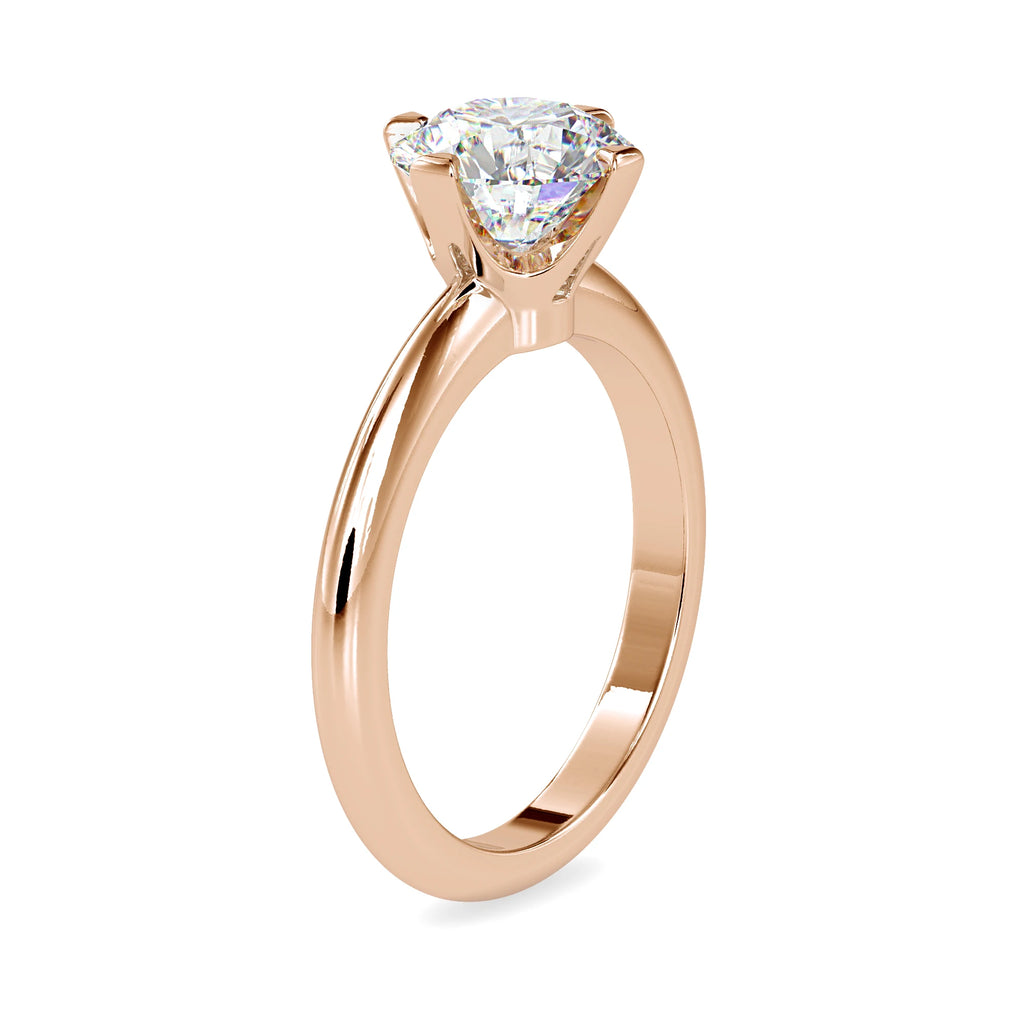 Hot Selling 1.60 Carat Lab-Grown Round Cut Diamond Ring Engagement Wedding Ring Jewelry 14k White Gold Ring