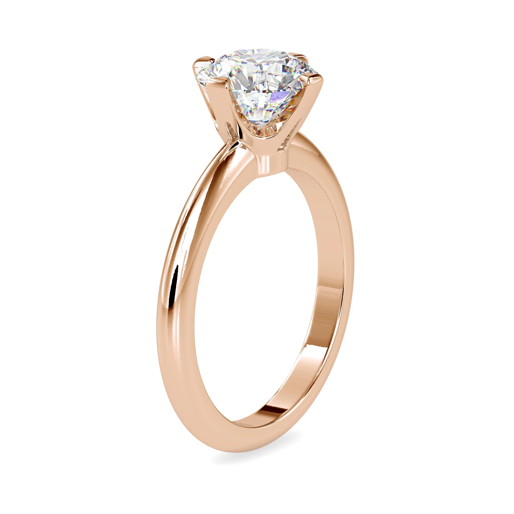 Hot Selling 1.60 Carat Lab-Grown Round Cut Diamond Ring Engagement Wedding Ring Jewelry 14k White Gold Ring