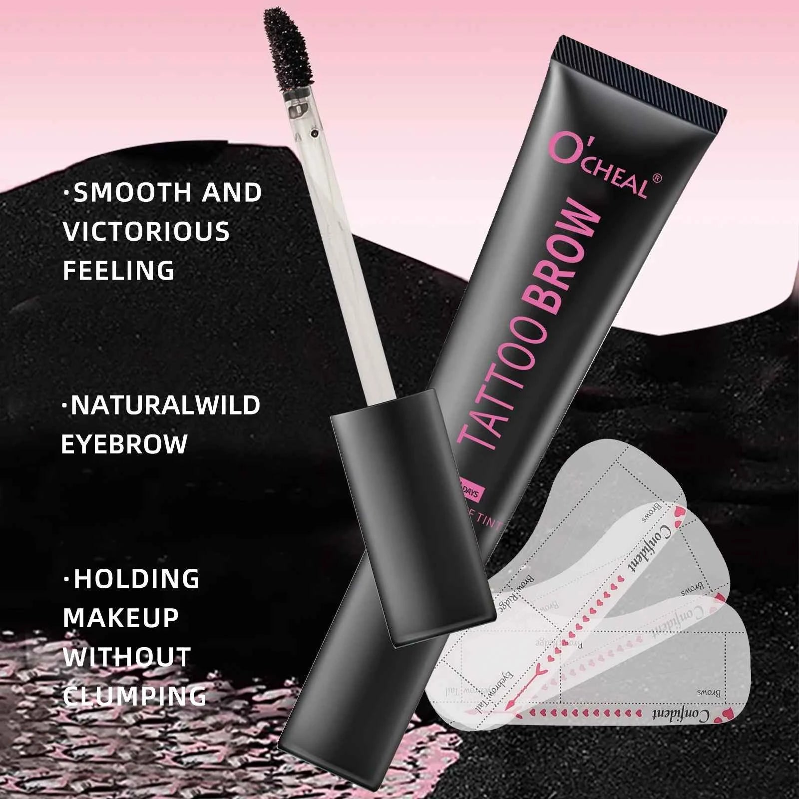 Ocheal  Eyebrow Dye Tint Fast Gel Eyelash Kit Eyebrows Tint Dye Makeup Waterproof Long Lasting Eyebrow Cream