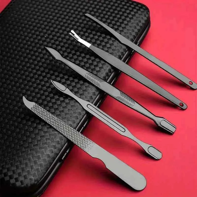 Nail Claw Set High Quality Full Set 24-Piece Set Nail Clippers Household Beauty Tools Ear Digger Dead Skin Cutting Pedicure Tool