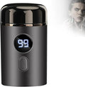 New Model Mini Portable Electric Shaver, New Upgrade Pocket Shaver Mini Shavers for Men, Mini Electric Shaver, LED Power Display