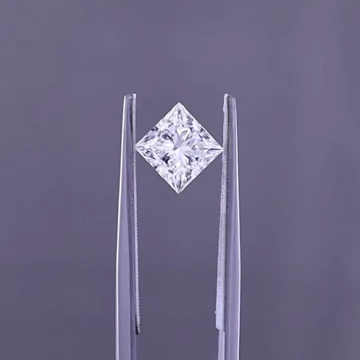 Aniva Lab Created Princess Cut Loose Diamond 0.5 to 5 Carat E Color VVS IGI Certified High Quality for Jewelry Making