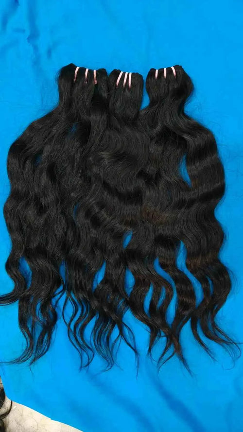 12A Raw Unprocessed Virgin Indian raw Hair, Loose wavy Weave 100% Remy Human Hair Genius weft, Cuticle Aligned Raw Virgin Hair