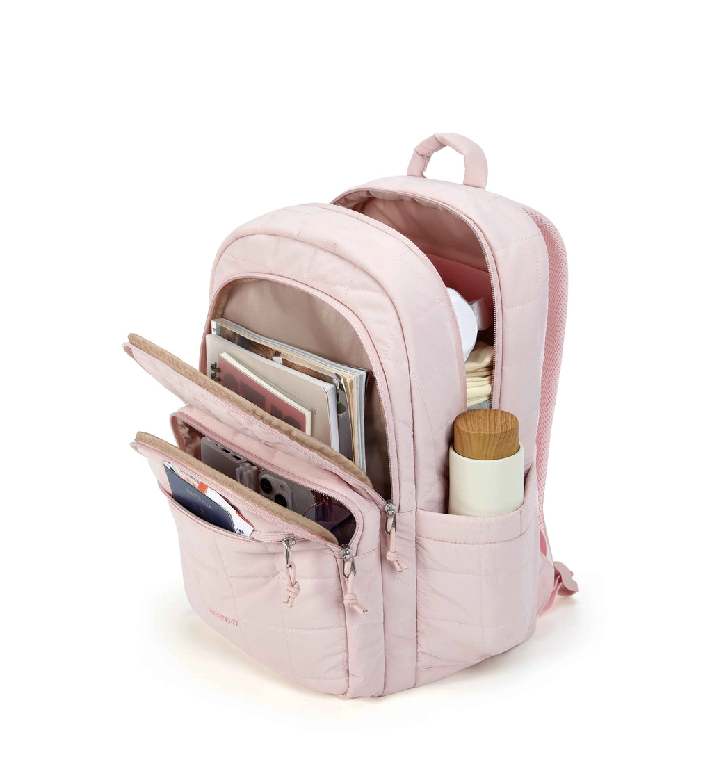 BAGSMART Women's Backpack Large Capacity Travel Backpack Simple Female Bags School College Laptop Backpack for Girls