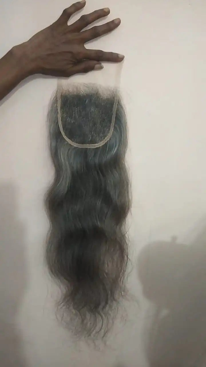 100% Unprocessed Cuticle Aligned Raw Virgin Remy Hair Closures 4X4-7X7 South Indian Temple 12a Grade