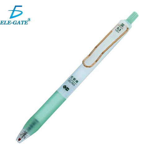 0.5mm Retractable Gel Pen Set Cute Style with Custom Logo Blue and Red Ink Plastic and Rubber Material for Promotional Use
