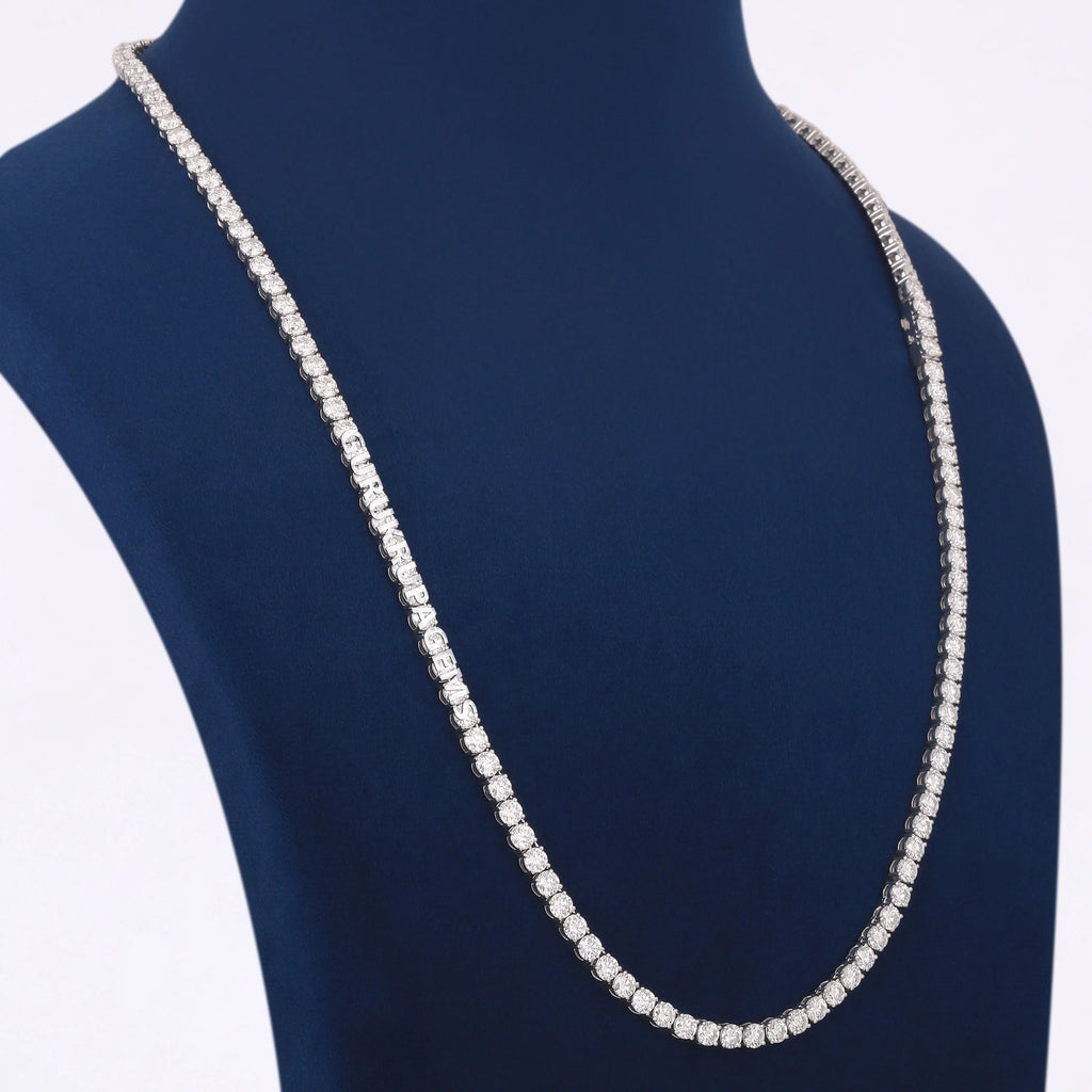 Popular Wholesale 925 Silver VVS Lab Grown Diamond Cuban Link Chain 4MM Width with High Quality Budget Friendly Jewelry