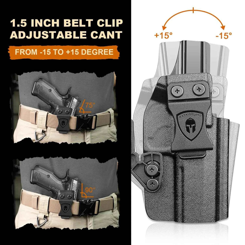Fit CZ Shadow 2 Compact/ CZ Shadow 2,IWB Kydex Right Holster,Claw,Inside Waistband Conceal Carry,Mounting sight,Lock Click Sound
