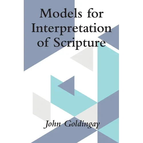 Models for Interpretation of Scripture - Hardcover