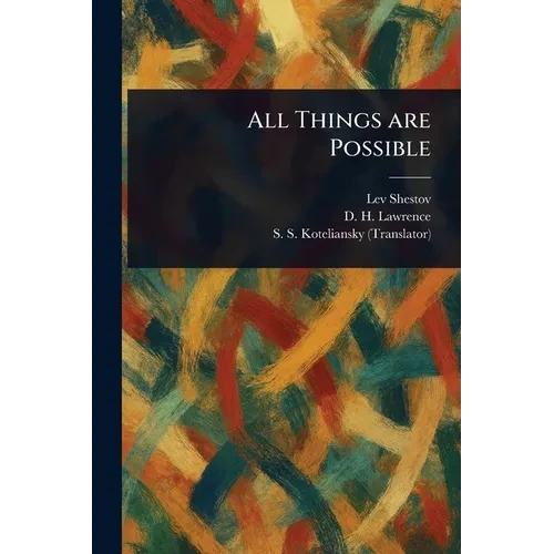 All Things Are Possible - Paperback