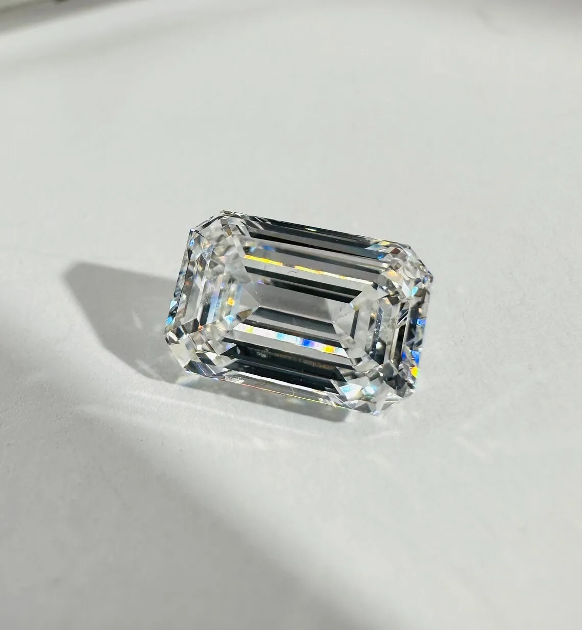 Lab Created CVD Diamond Loose Stone Emerald Cut 1.5 Ct E VS1 IGI Certified Excellent Cut High Quality Women's Jewelry Making