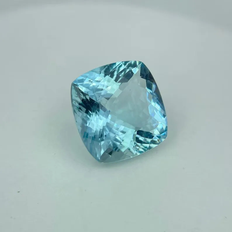 Natural Ruby Asscher Cut Loose Gemstone-High Quality Polished Sky Blue Super Clean Top Grade for Jewelry Making