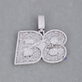 Personalized Custom Hip Hop Pendent 925 Sterling Silver Pendant Pass Tester VVS Moissanite Diamond Ice Out Letter Name Pendent