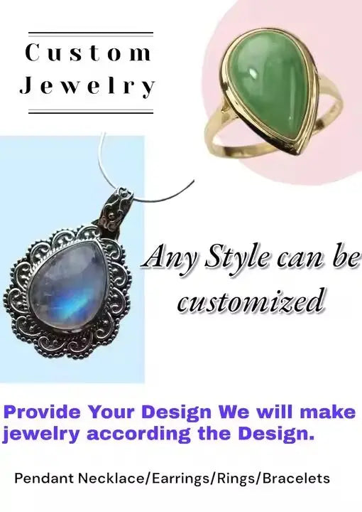 925 Sterling Silver Larimar, Moonstone Earrings, Gemstones, Multi Gemstone Rings for Weddings Parties Factory Direct