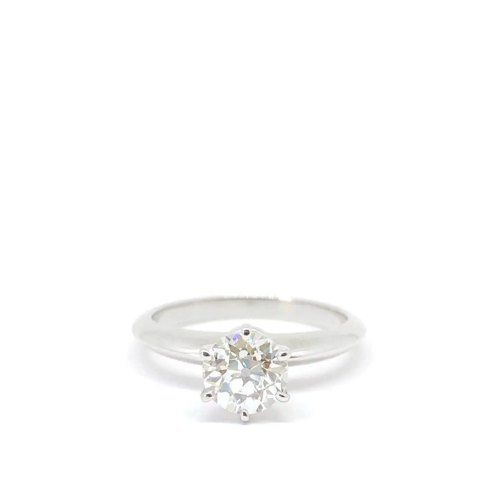 7mm Round Cut Moissanite Solitaire Engagement Ring | Classic Bridal Wedding Band | Fine Jewelry Custom Silver Gold OEM Wholesale