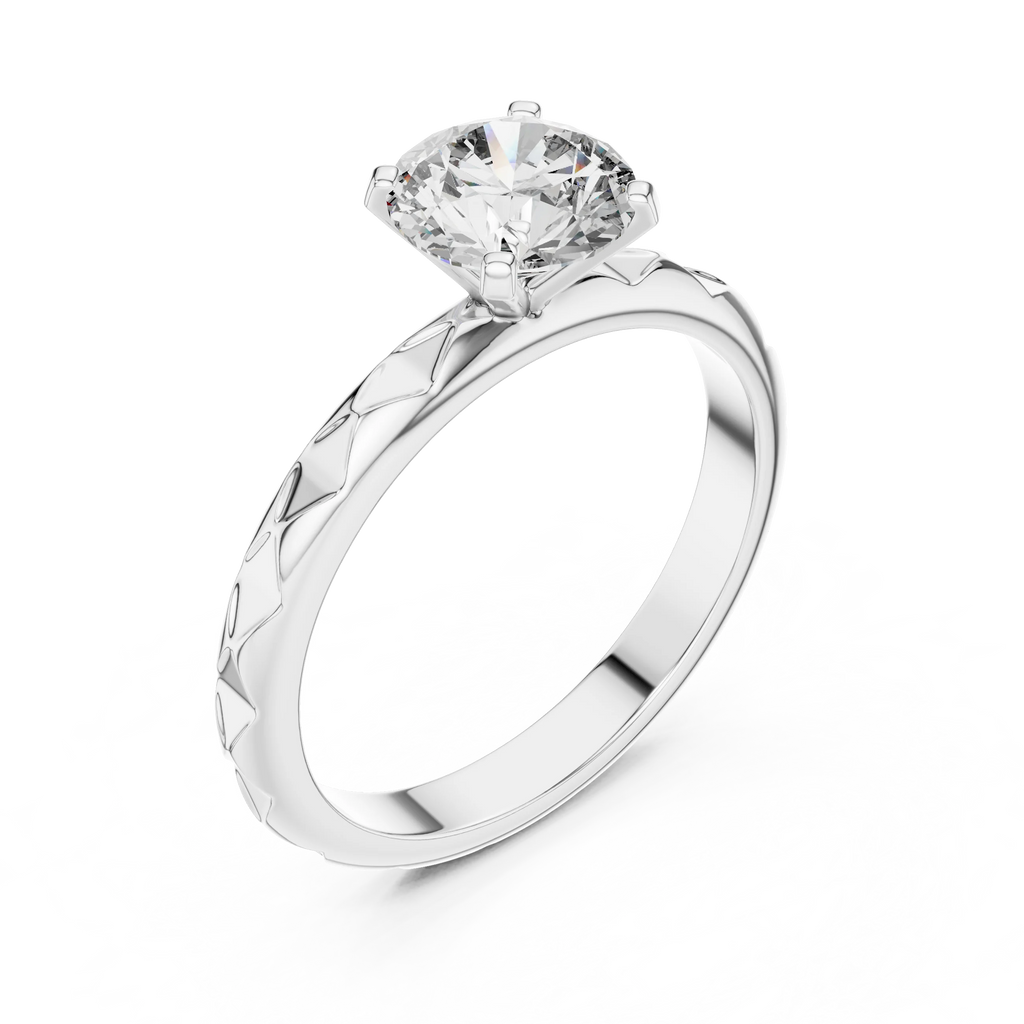 Harmonic Jewels 3ct Lab Grown Diamond Ring 925 Silver Wedding Band 4 Prong EF VS1-2 Custom Fine Jewelry
