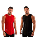 Sleeveless XL Size T-shirt Hood Collar Plain Cotton Polyester Material Street Printed for Athletics Exercise Advanced Technology