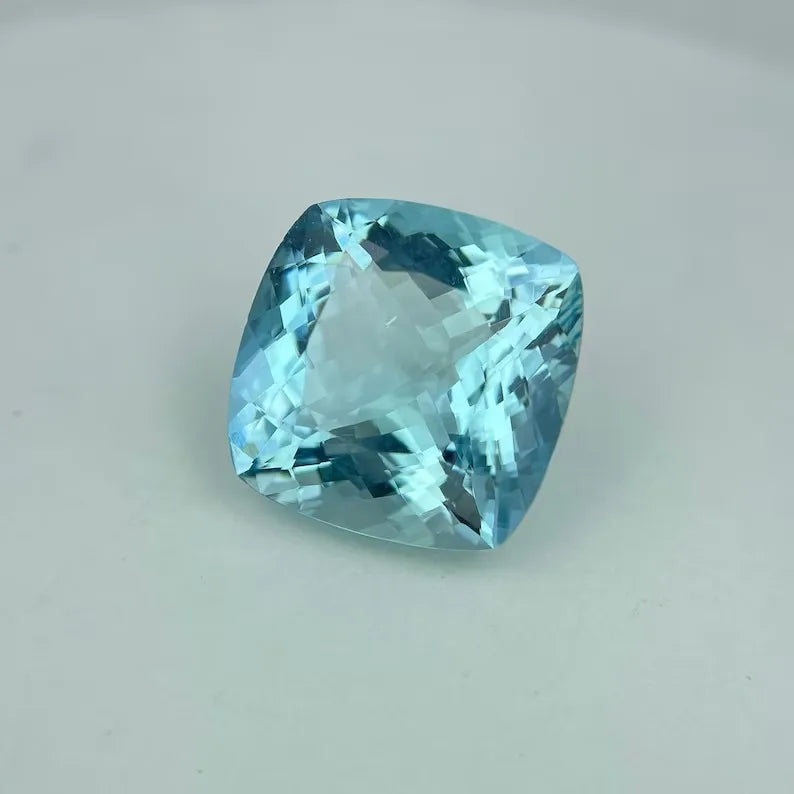 Natural Ruby Asscher Cut Loose Gemstone-High Quality Polished Sky Blue Super Clean Top Grade for Jewelry Making