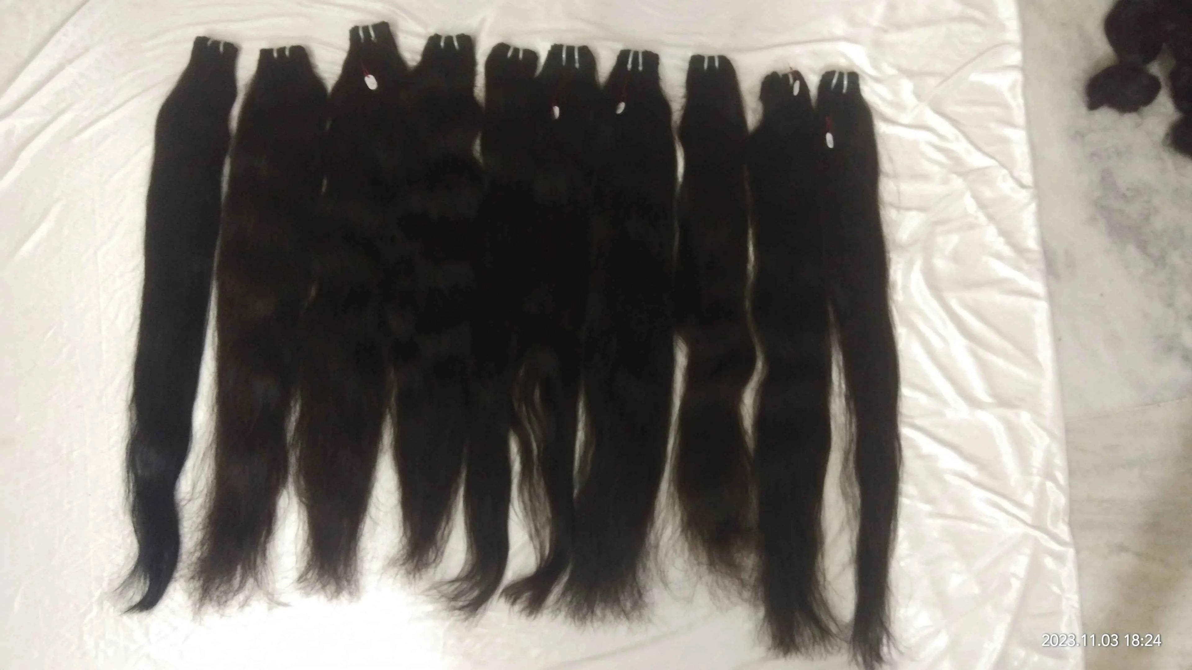 100% Unprocessed indian Raw hair weaving 12A Grade Indian Remy Human Hair Waft.100% Unprocessed Human Hairs.