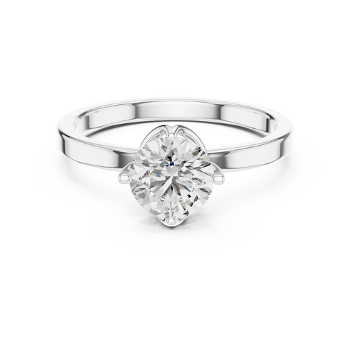 0.25ct Lab Grown Diamond Ring | 18K Gold Wedding Band | EF VS1-2 Grade | 4 Prong Design | Customizable Fine Jewellery Supplier