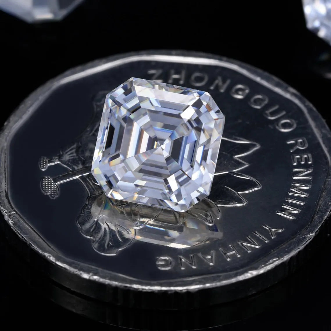 Asscher Shape Loose Lab Grown Diamond IGI Certified CVD Diamond for Personalized jewelry Making High Quality Diamond