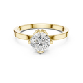 0.25ct Lab Grown Diamond Ring | 18K Gold Wedding Band | EF VS1-2 Grade | 4 Prong Design | Customizable Fine Jewellery Supplier