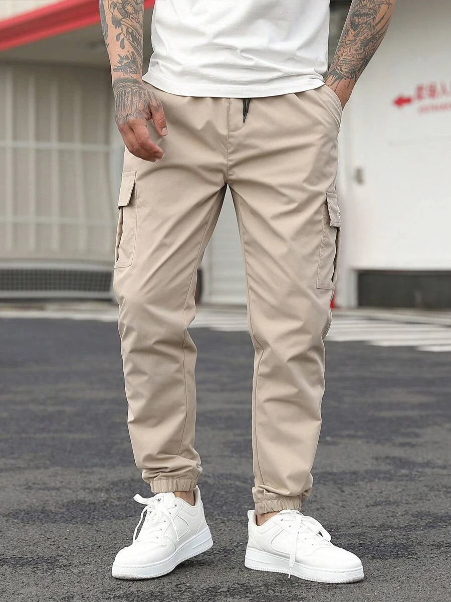 Men's American-style work pants, suitable for spring and autumn, trendy street style, simple and stylish, excellent quality and