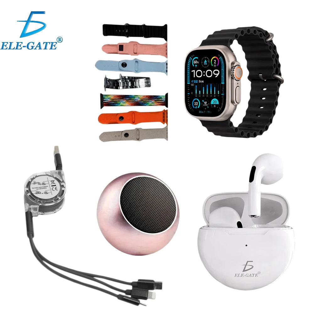Kit-the Perfect Gift for Tech Enthusiasts 3-in-1 Wireless Charging Station 1 USB Port ABS Material 3W Output Power Premium