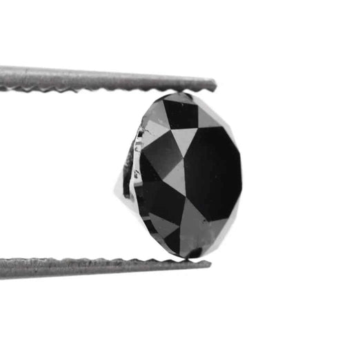 100% Genuine Round Jet Black Loose Diamonds for Making Fine Jewelry black Diamond Carat Direct from manufacture at low price