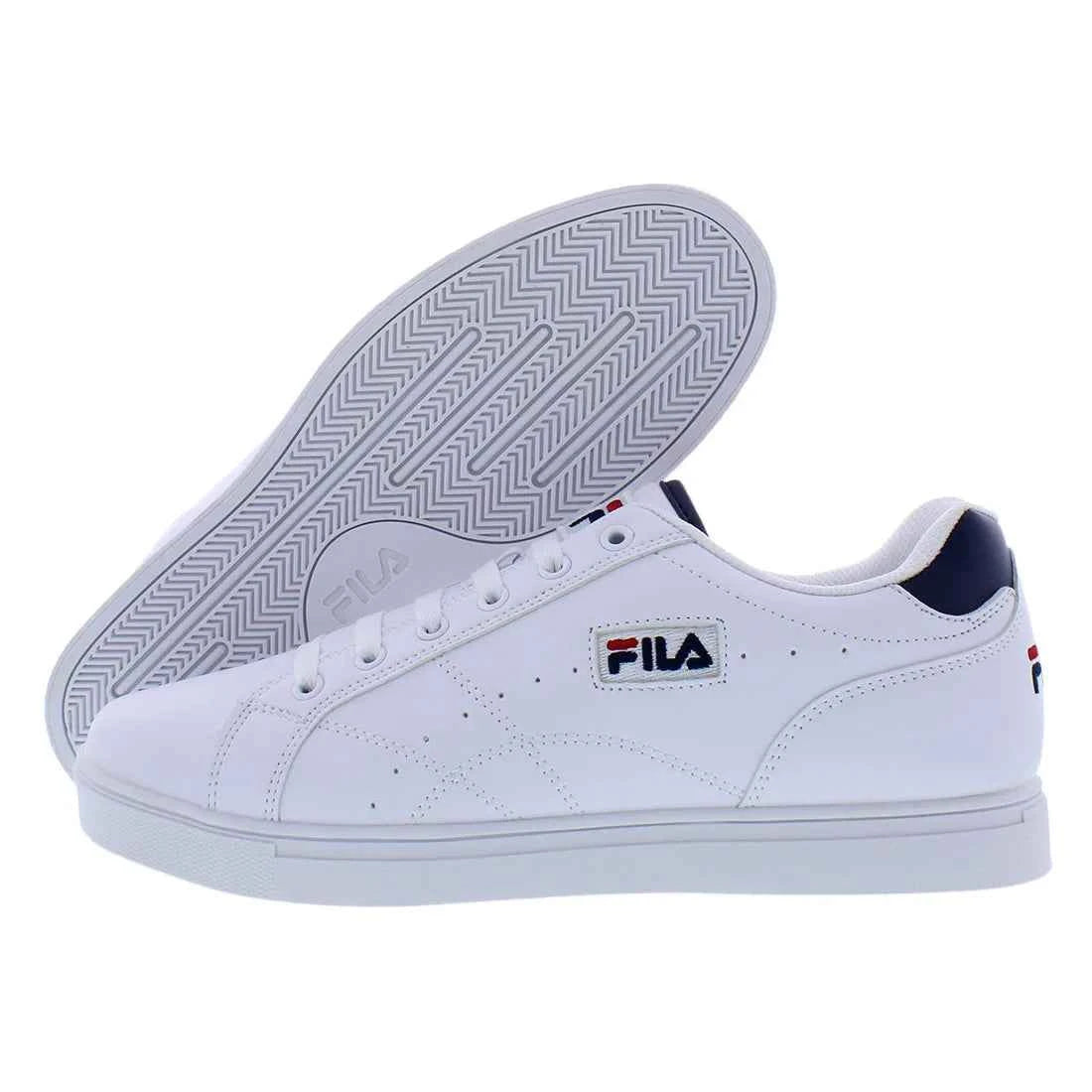 Fila West Naples Mens Shoes Color: White/Navy/Red  100% Authentic