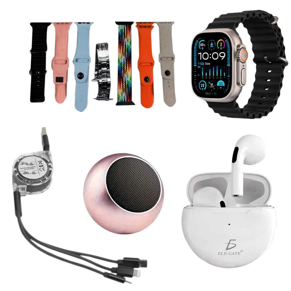 Kit-the Perfect Gift for Tech Enthusiasts 3-in-1 Wireless Charging Station 1 USB Port ABS Material 3W Output Power Premium