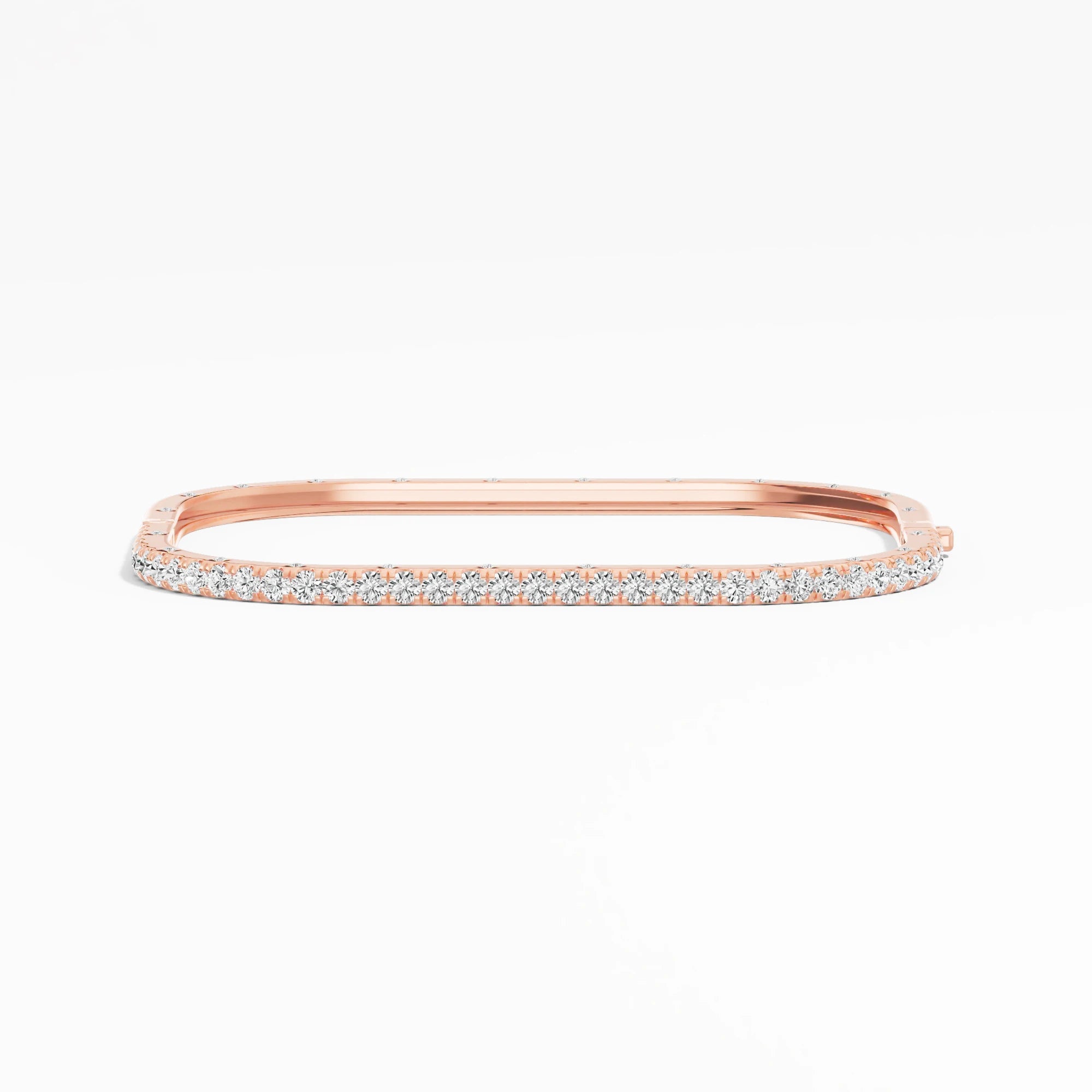 Best Seller Women's Diamond Bracelet Bangle Elegant 1.98 Ct Cut Rhodium Plated 14K/18K Solid Gold Handcrafted Jewelry Most
