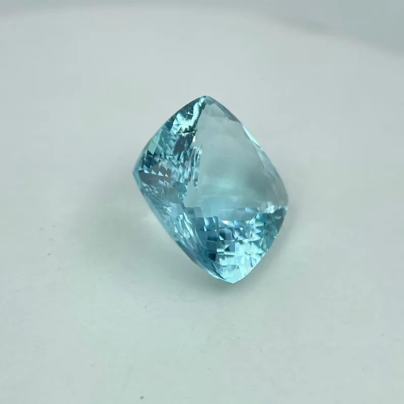 Natural Ruby Asscher Cut Loose Gemstone-High Quality Polished Sky Blue Super Clean Top Grade for Jewelry Making