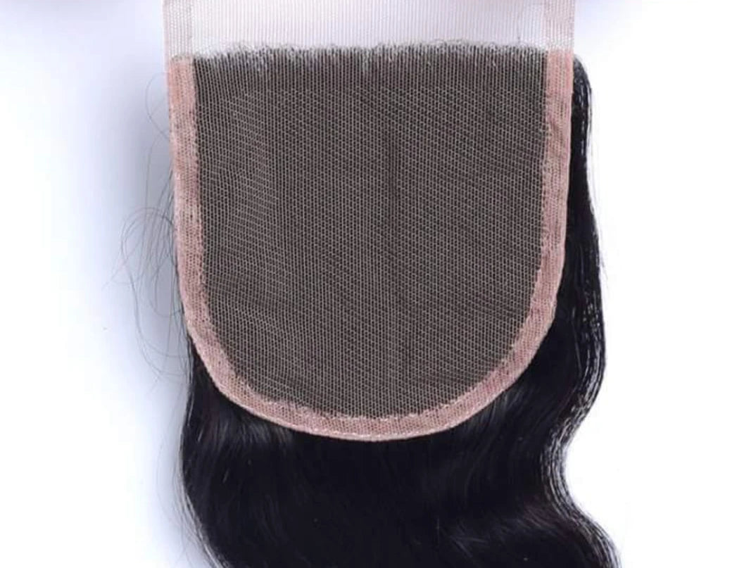 100% Unprocessed Cuticle Aligned Raw Virgin Remy Hair Closures 4X4-7X7 South Indian Temple 12a Grade