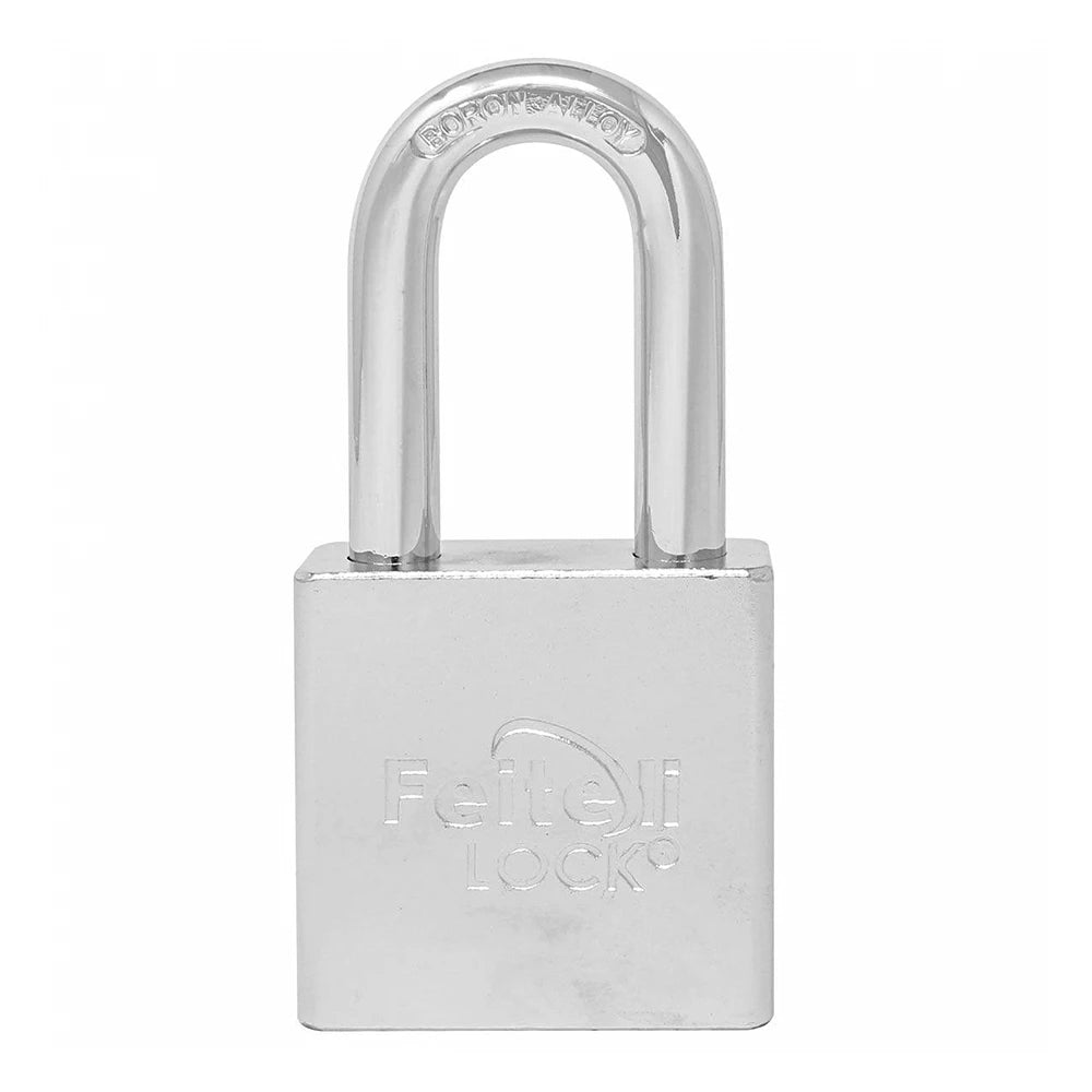 57mm Keyed Waterproof Safety Boron Alloy Padlock with Long Hook Iron and Steel 70mm Size for Safe Usage