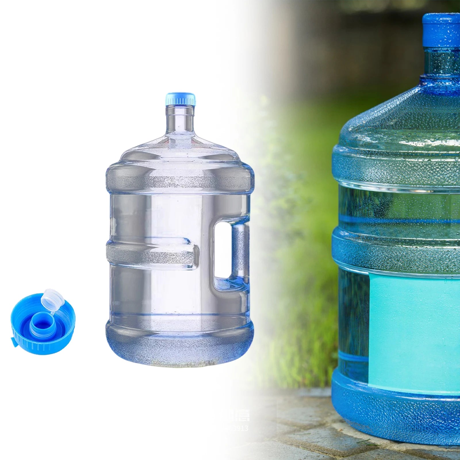 Water Dispenser Water Bottle Pure Water Barrel Round Water Storage Container,Reusable Water Storage Container With Handle
