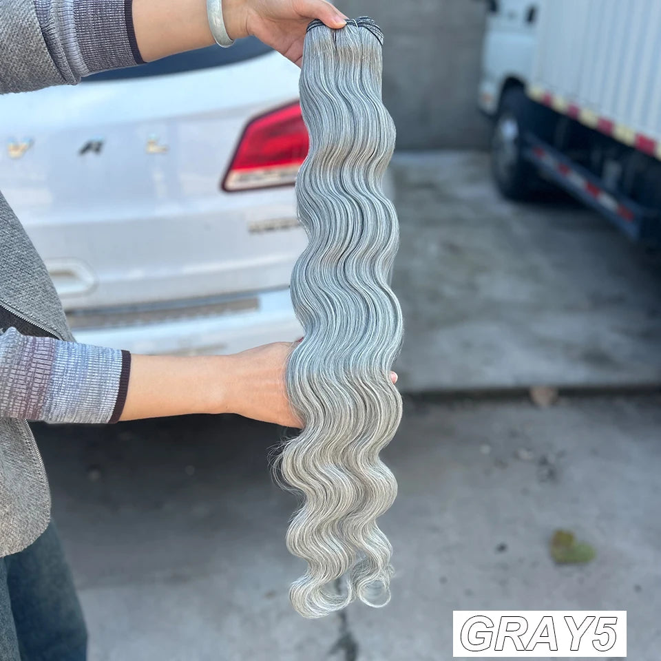 Magicae 30Inches 200G Piano Blonde SP12/16/613 Ombre Brown 6# Body Wave Bundles High Temperature Synthetic Hair Extensions