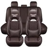 Car Seat Covers 5-Seats Headrest + Pillow Faux Leather Cushion MH88 Universal Seat Cover
