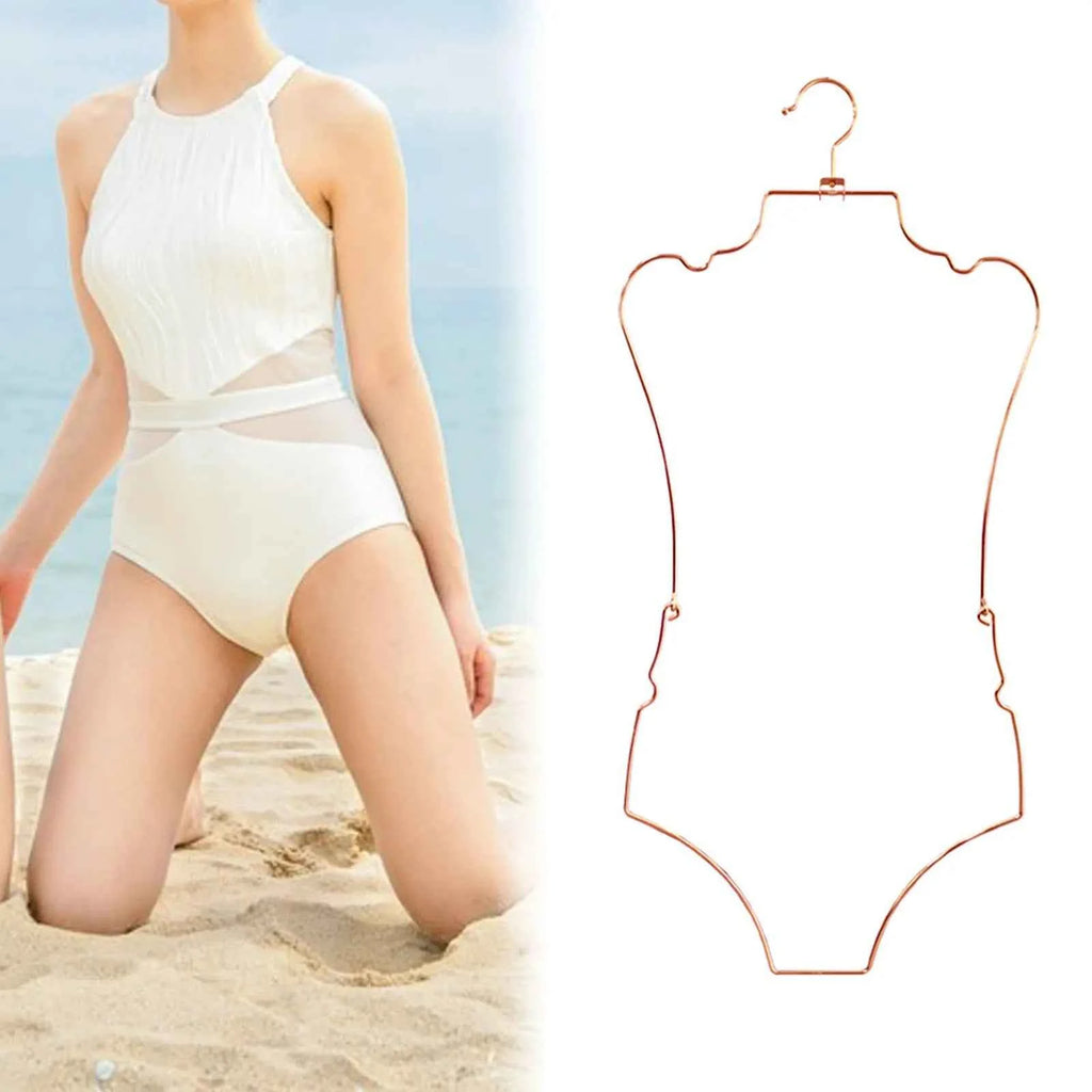 Body Shape Lingerie Hanger Foldable Durable Closet Organizer Swimsuit Hanger for Closet for Stores Boutiques Show Window Bedroom